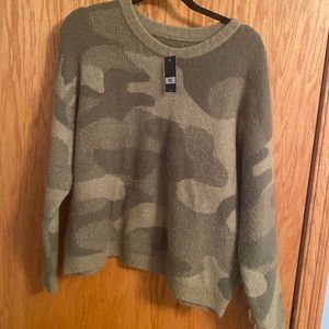 Lucky Brand camo sweater